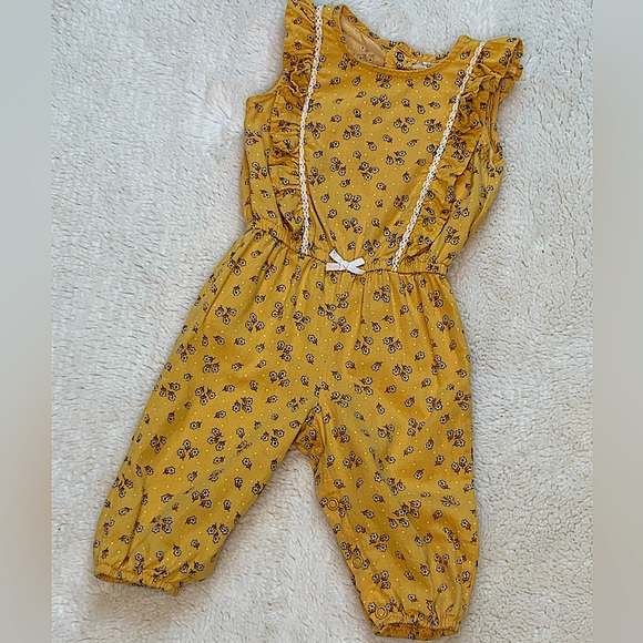 CARTERS FLORA ROMPER - Picture 1 of 4